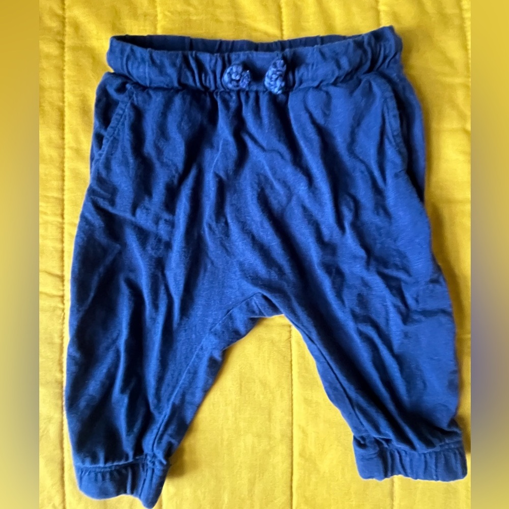 H&M Navy Blue Jogger Pants 4-6 mo